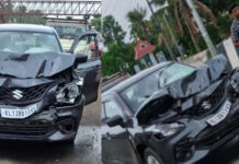 പട്രോളിങ്ങിനിടെ നിയന്ത്രണം വിട്ട കാറിടിച്ചു; രണ്ട് പൊലീസുകാരുടെ കാലുകൾ മുറിച്ചുമാറ്റി