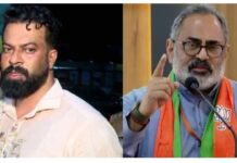 ‘സുഗതനെ വിട്ടുകൊടുക്കില്ല, സംരക്ഷിക്കാൻ ഞങ്ങളുണ്ടാകും’; രാജീവ് ചന്ദ്രശേഖർ